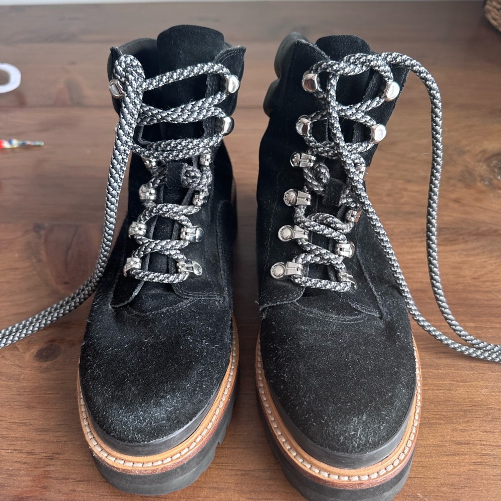 Marc Fisher Black Ankle Boots
